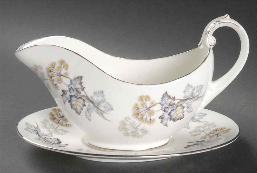 Camelot Gravy Boat & Underplate by Coalport-1