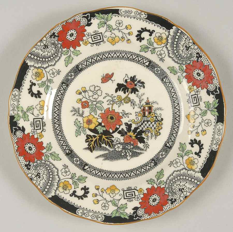 Canton (Cream) Bread & Butter Plate by Coalport-1