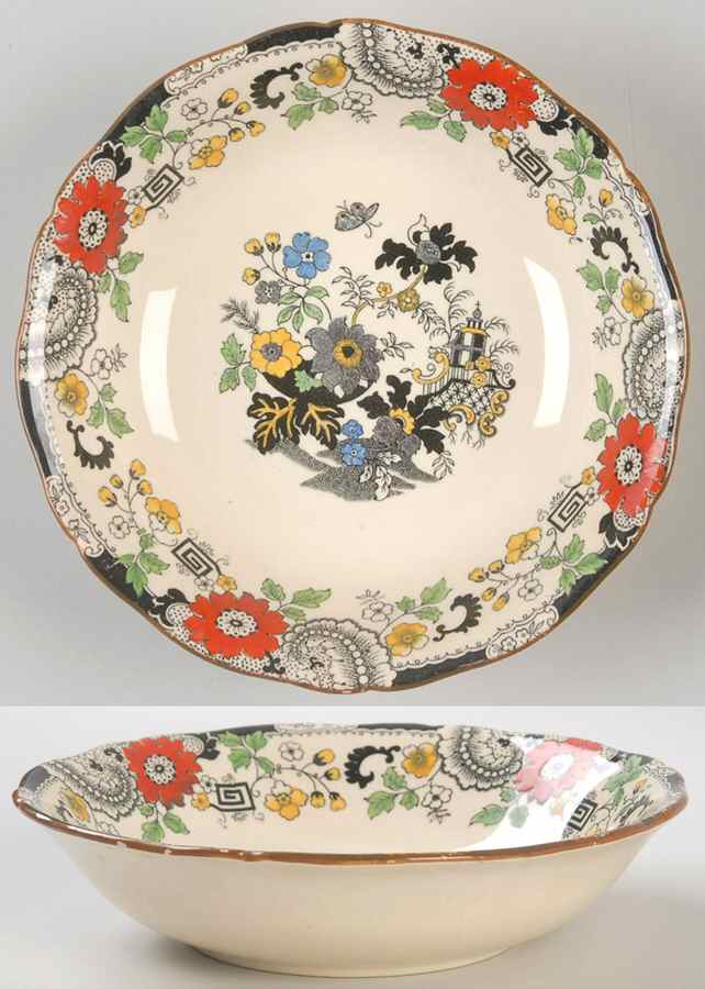 Canton (Cream) Coupe Cereal Bowl by Coalport-1