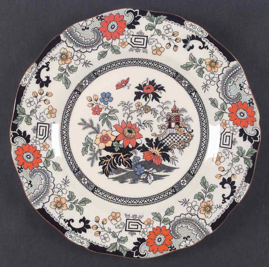 Canton (Cream) Dinner Plate by Coalport-1