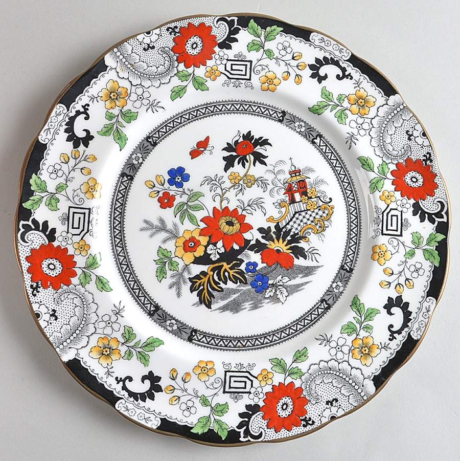 Canton (White) Dinner Plate by Coalport-1