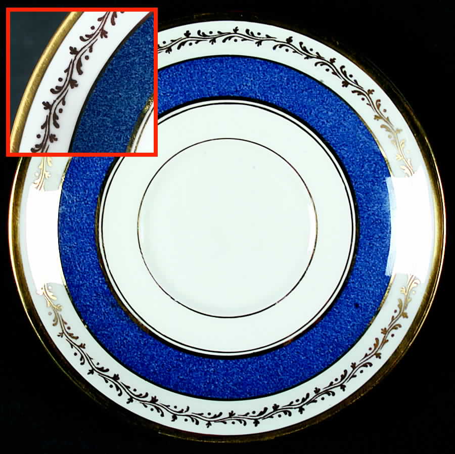 Cardova Blue (Powder) Saucer for Cream Soup Bowl by Coalport-1