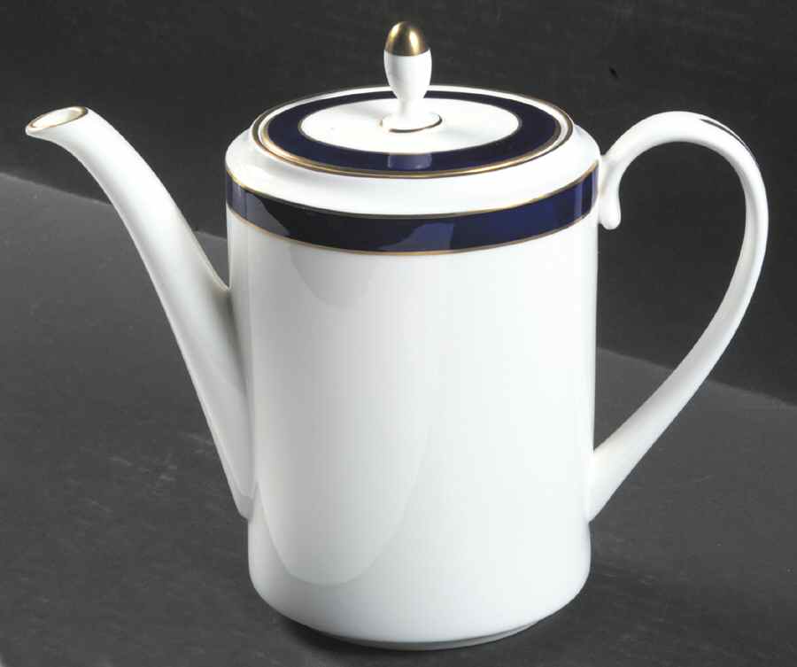 Carlton Blue Coffee Pot & Lid by Coalport-1
