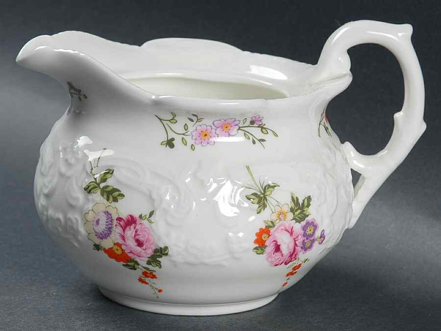 Caughley Sprays Creamer by Coalport-1