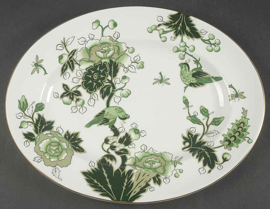 Cathay 14" Oval Serving Platter by Coalport-1