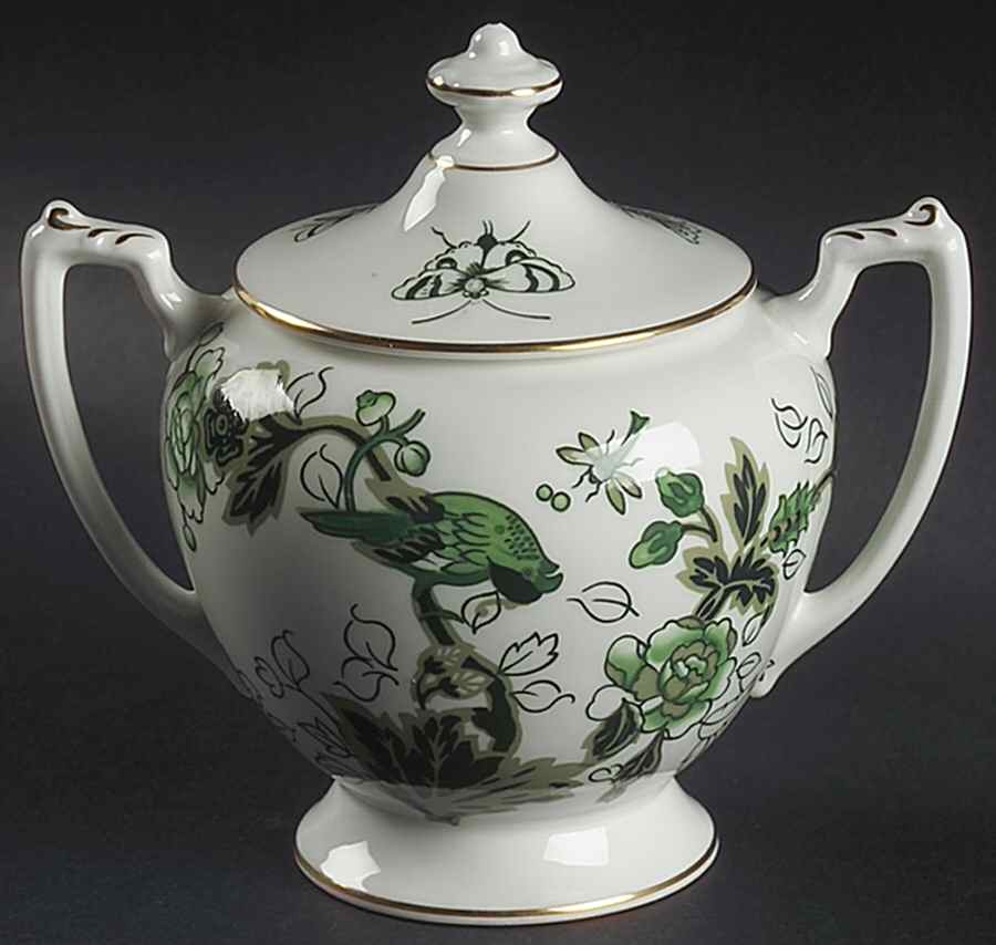Cathay Sugar Bowl & Lid by Coalport-1