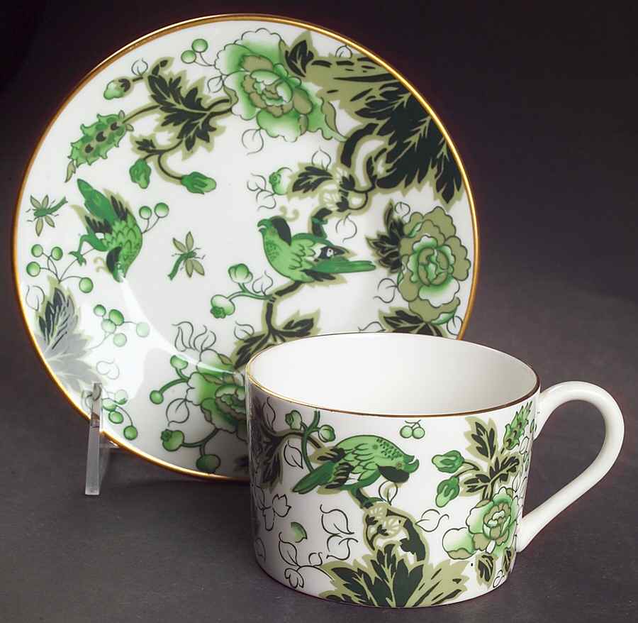 Cathay Flat Cup & Saucer Set by Coalport-1