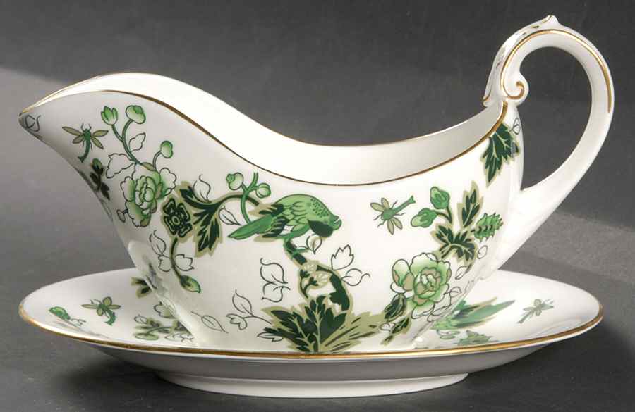 Cathay Gravy Boat & Underplate by Coalport-1