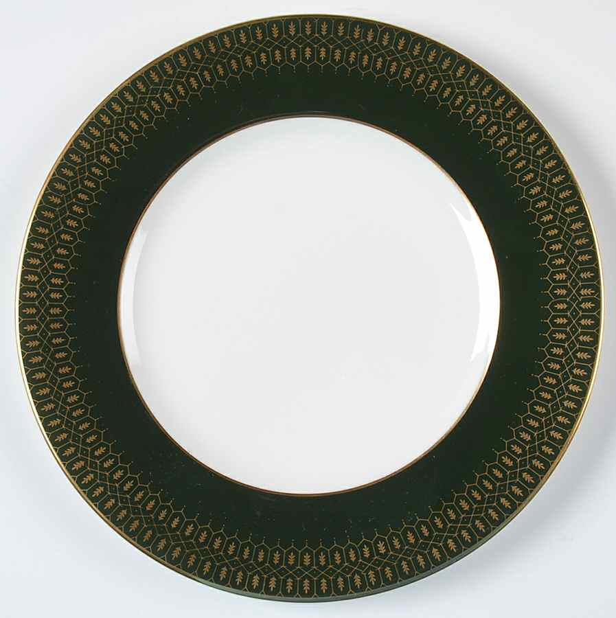 Chateau Green (Smooth Edge) Luncheon Plate by Coalport-1