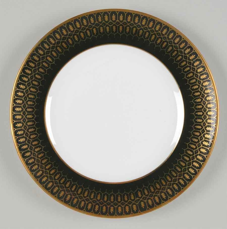 Chateau Green (Smooth Edge) Bread & Butter Plate by Coalport-1