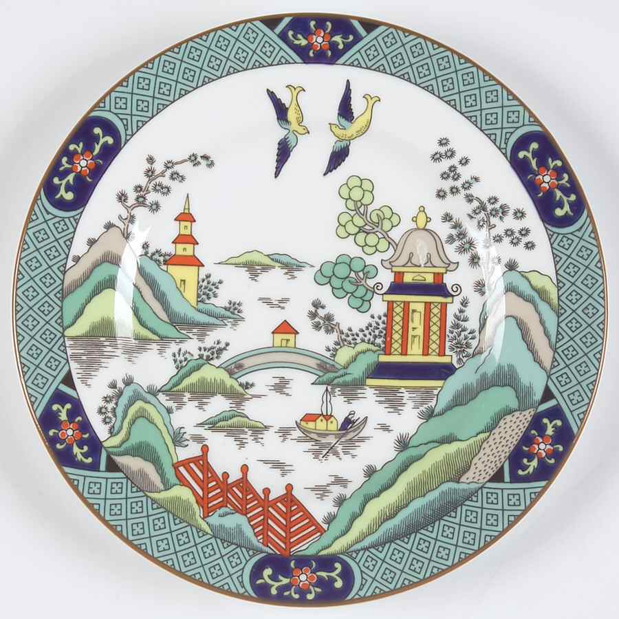 Chinese Willow Bread & Butter Plate by Coalport-1