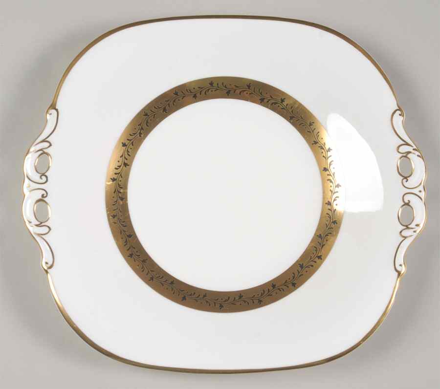Citation Square Handled Cake Plate by Coalport-1