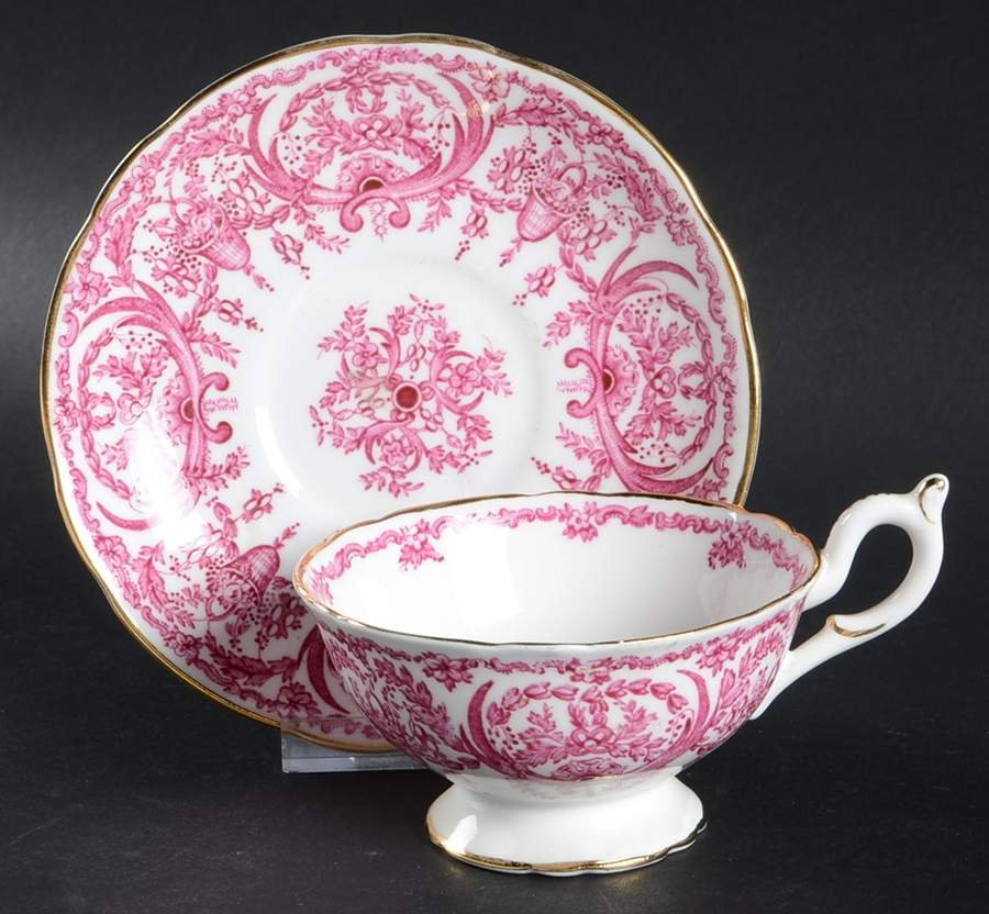 COA1 Footed Cup & Saucer Set by Coalport-1