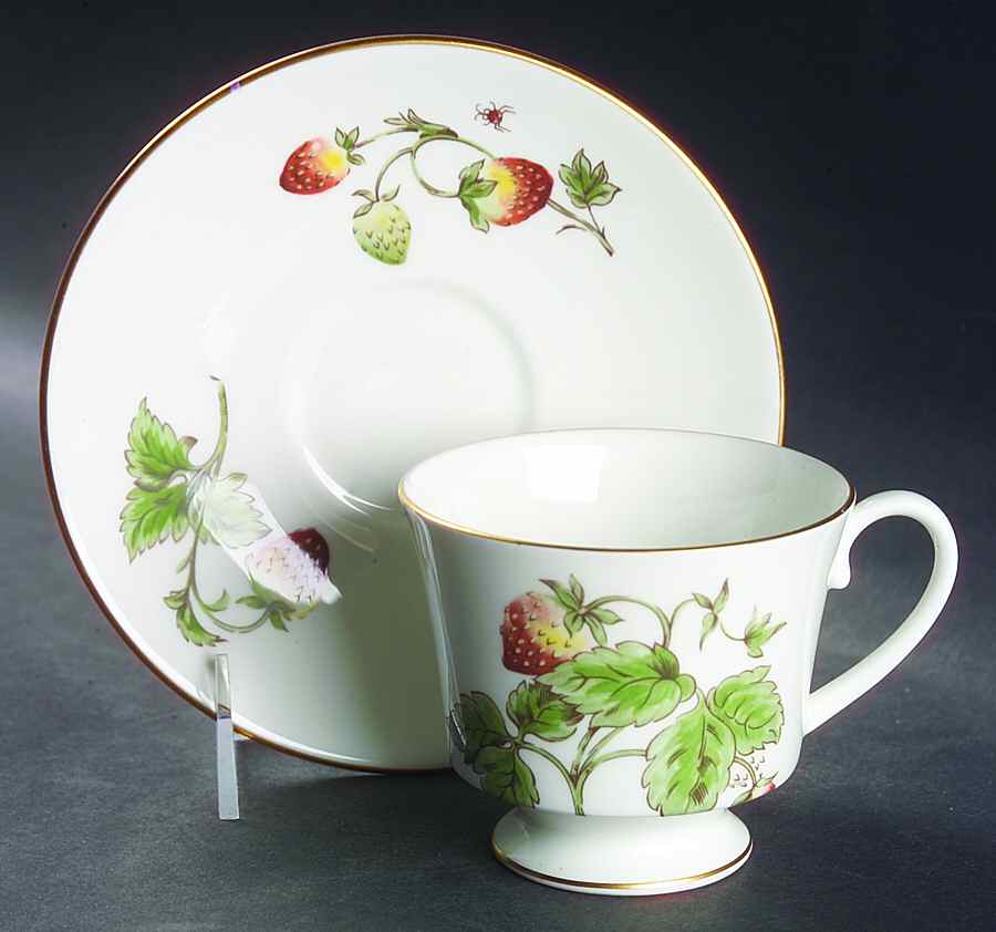 COA13 Footed Cup & Saucer Set by Coalport-1