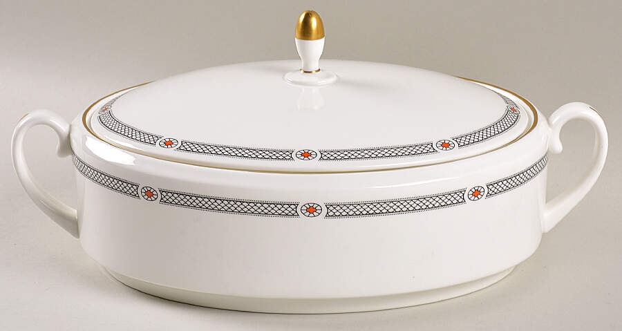 Copley Oval Covered Vegetable by Coalport-1
