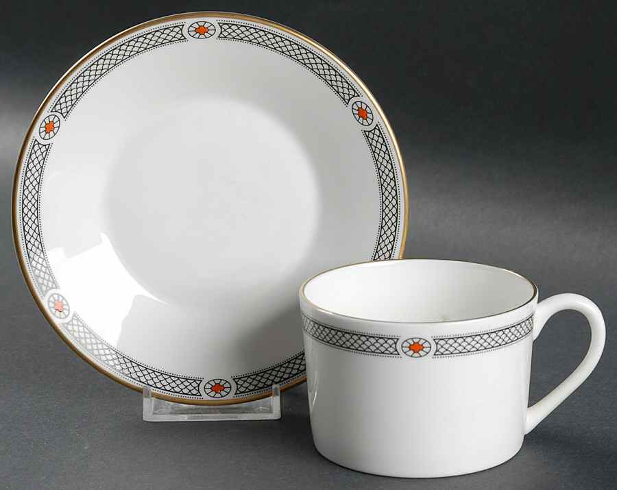 Copley Flat Cup & Saucer Set by Coalport-1