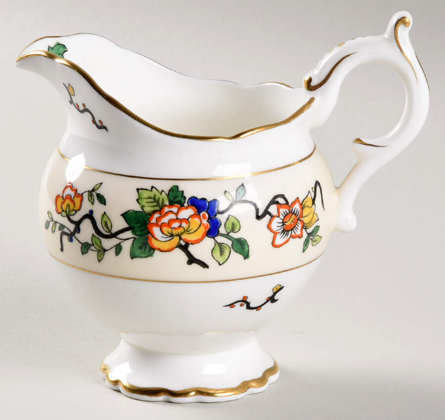 Corea (Gold Trim) Mini Creamer by Coalport-1