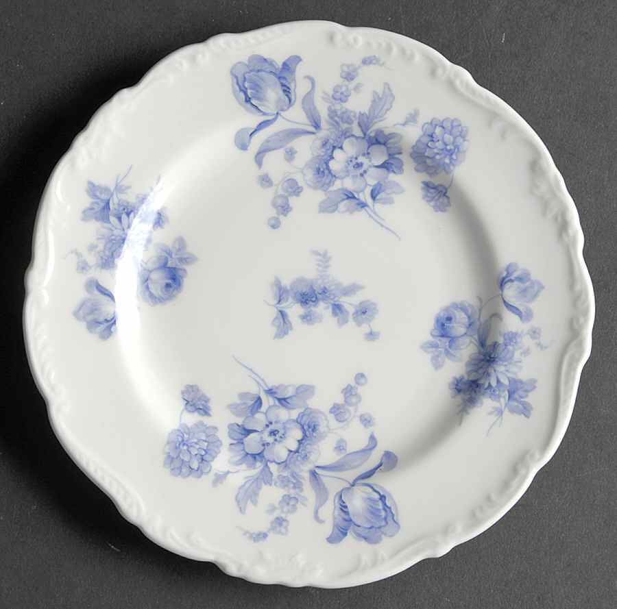Divinity Blue Bread & Butter Plate by Coalport-1