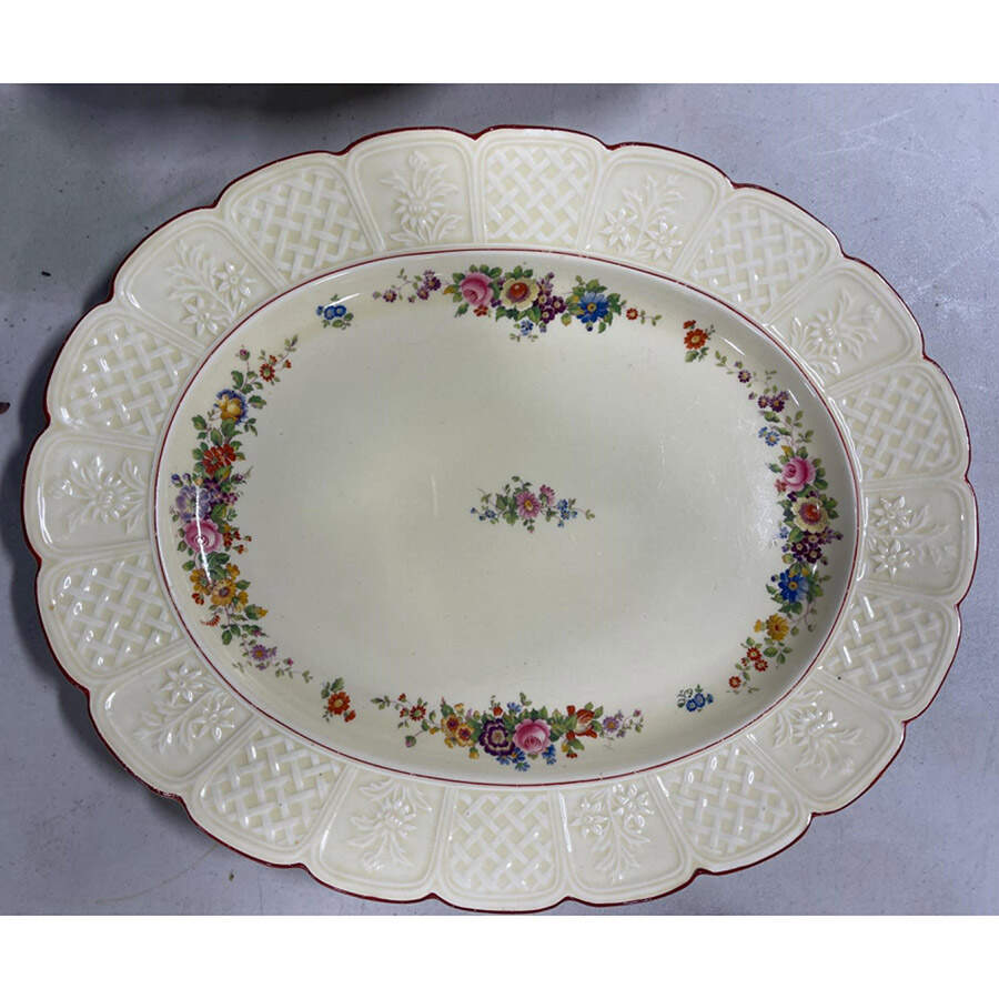E158 15" Oval Serving Platter by Coalport-1