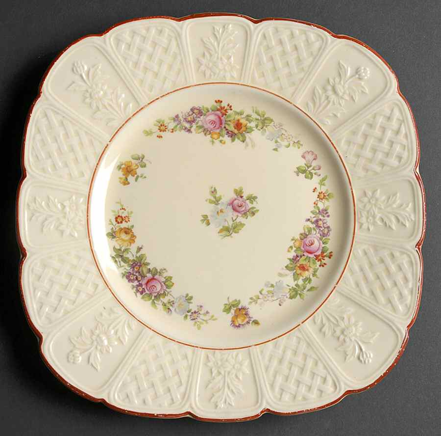 E158 Square Luncheon Plate by Coalport-1