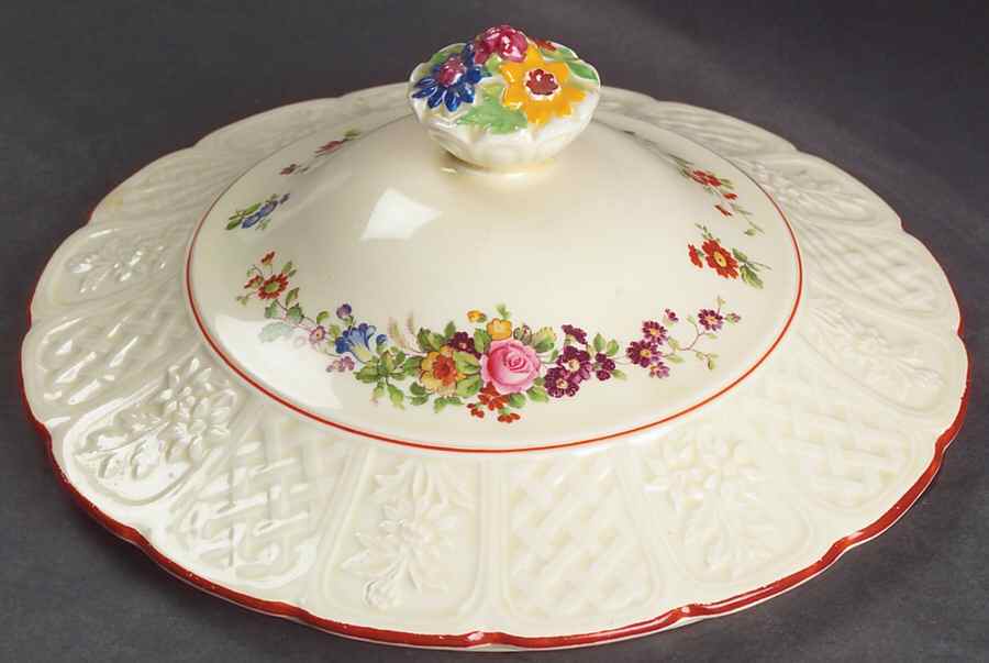 E158 Lid for Round Vegetable by Coalport-1