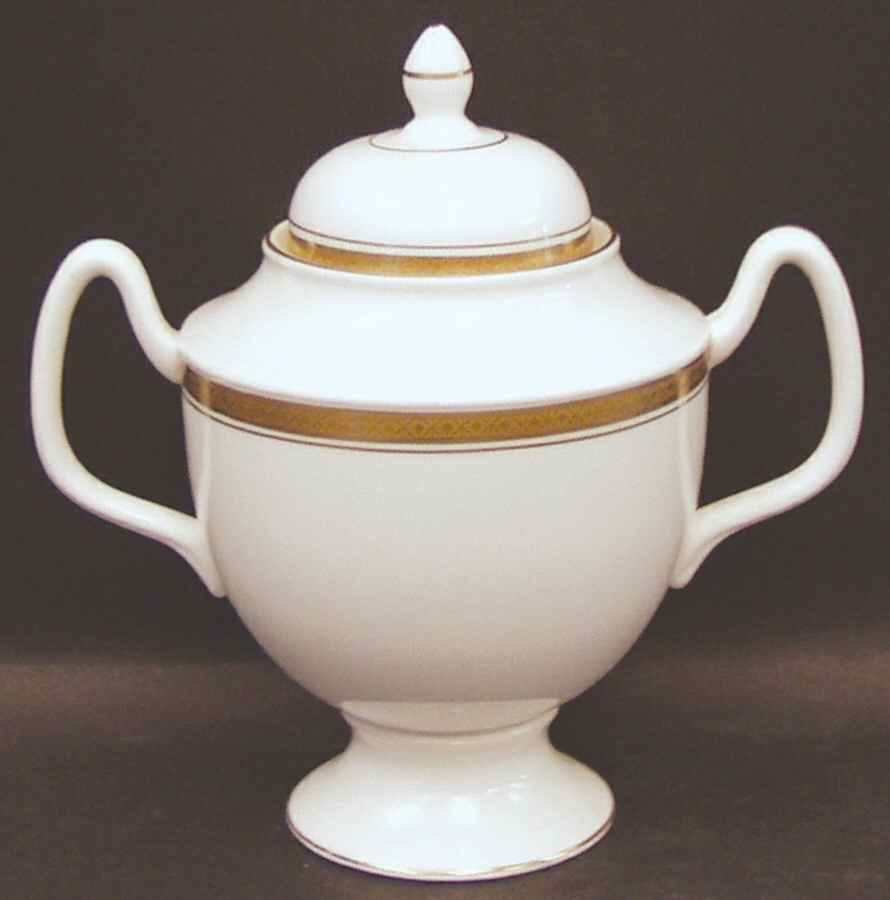 Elite Gold Sugar Bowl & Lid by Coalport-1