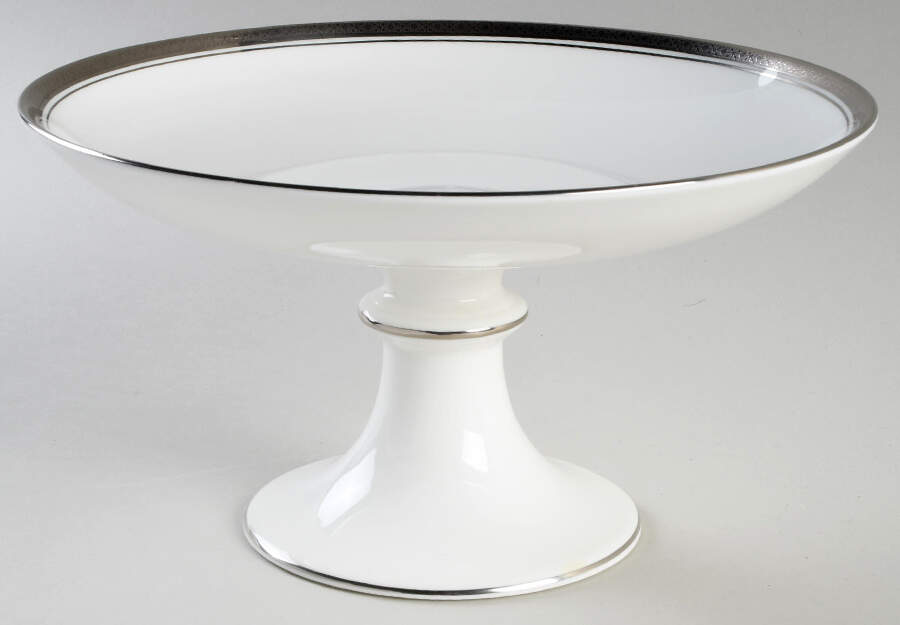 Elite Platinum Round Compote (Height X Width) by Coalport-1