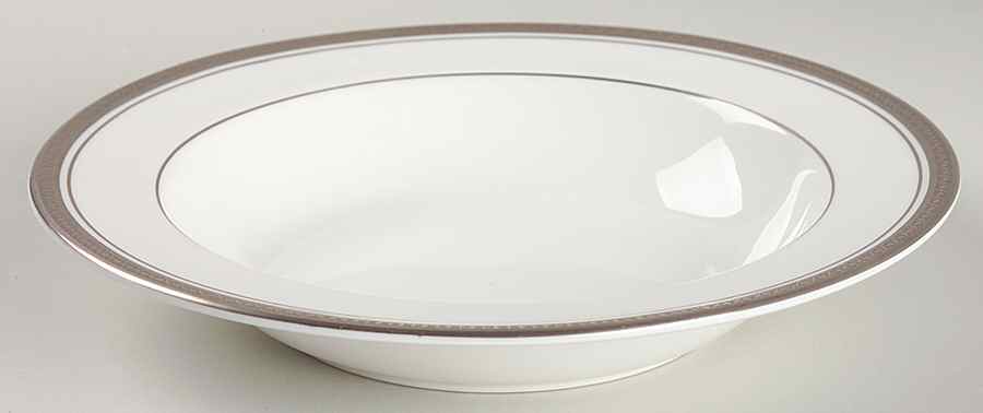 Elite Platinum Rim Soup Bowl by Coalport-1