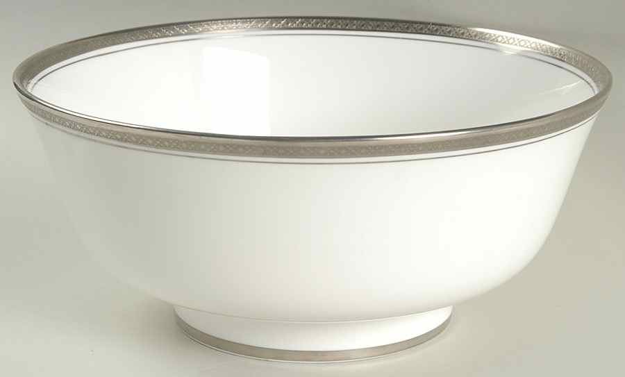 Elite Platinum 10" Large Salad Serving Bowl by Coalport-1