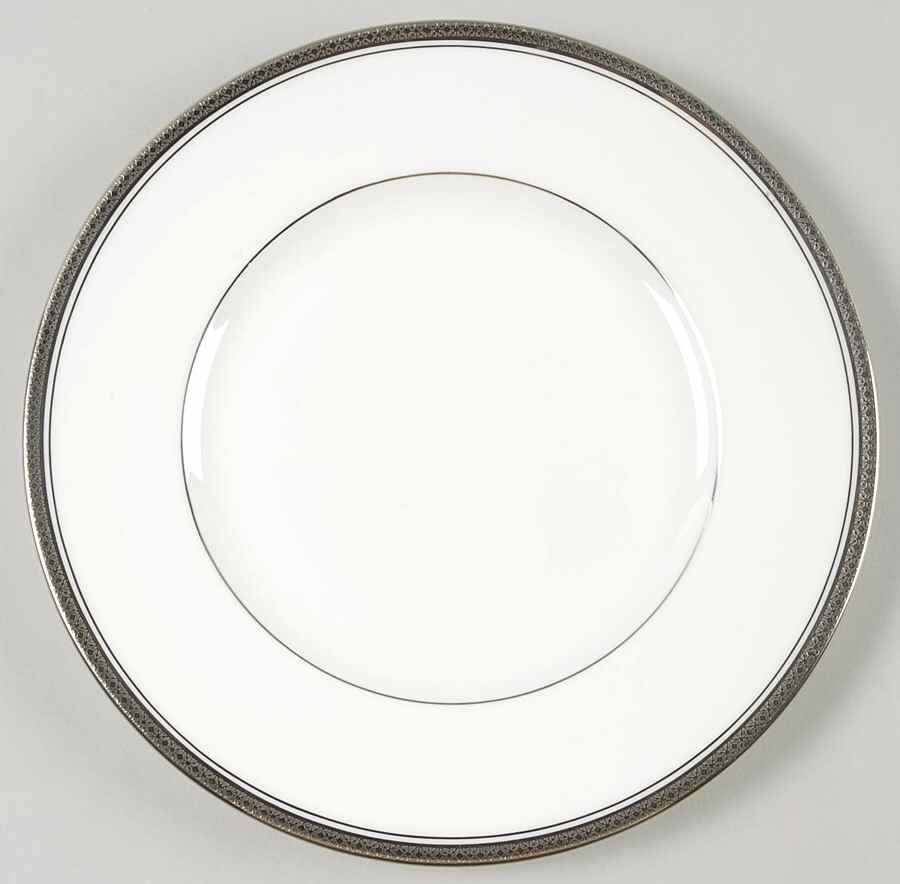 Elite Platinum Salad Plate by Coalport-1