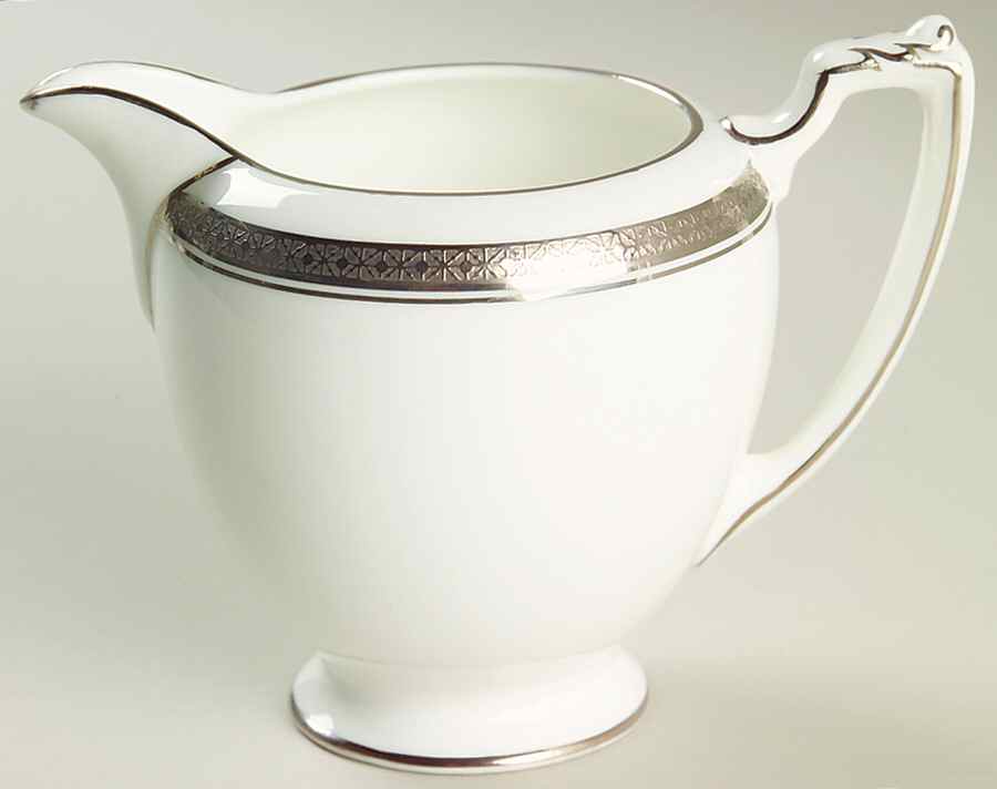 Elite Platinum Mini Creamer by Coalport-1