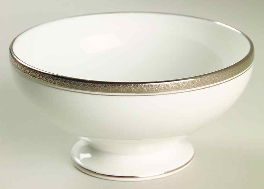 Elite Platinum Open Sugar Bowl by Coalport-1