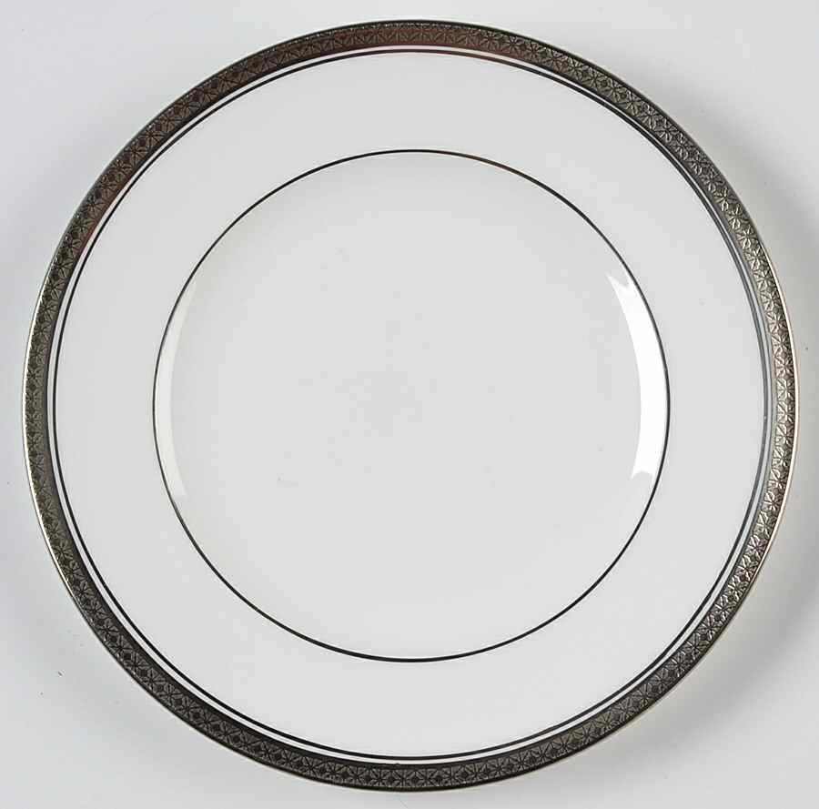 Elite Platinum Bread & Butter Plate by Coalport-1