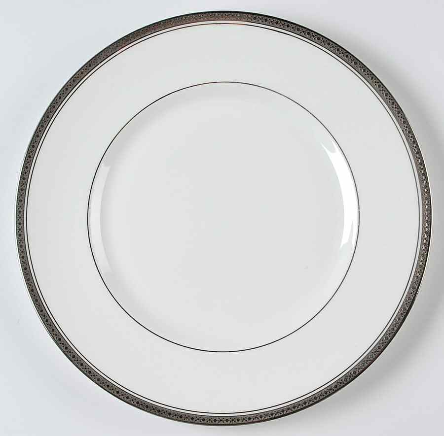 Elite Platinum Dinner Plate by Coalport-1