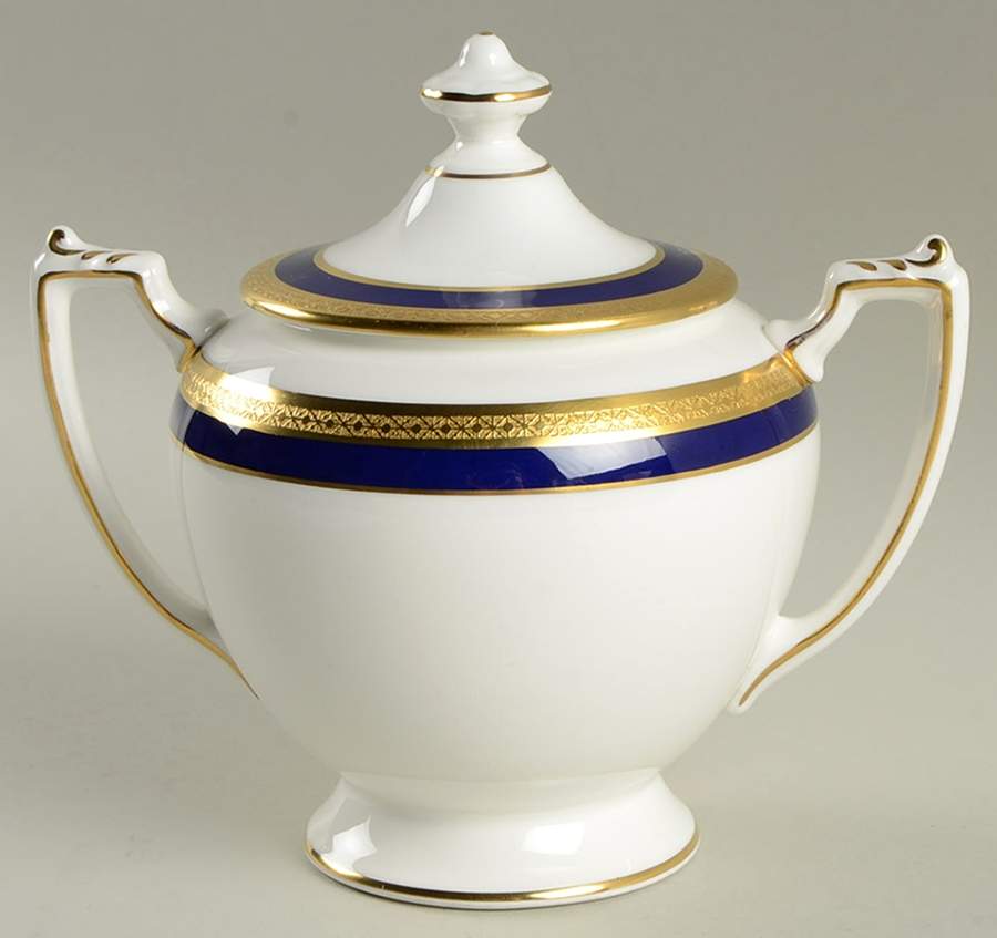 Elite Royale Sugar Bowl & Lid by Coalport-1