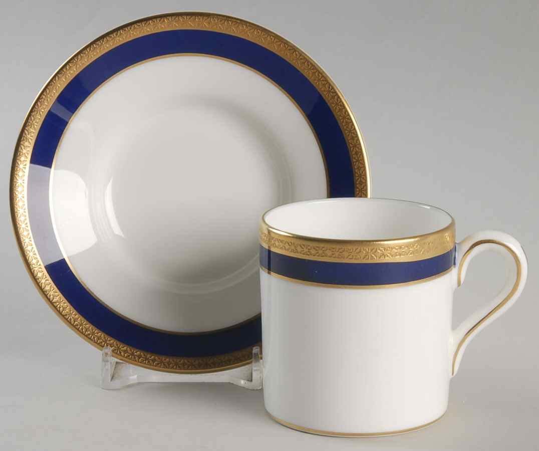 Elite Royale Flat Demitasse Cup & Saucer Set by Coalport-1