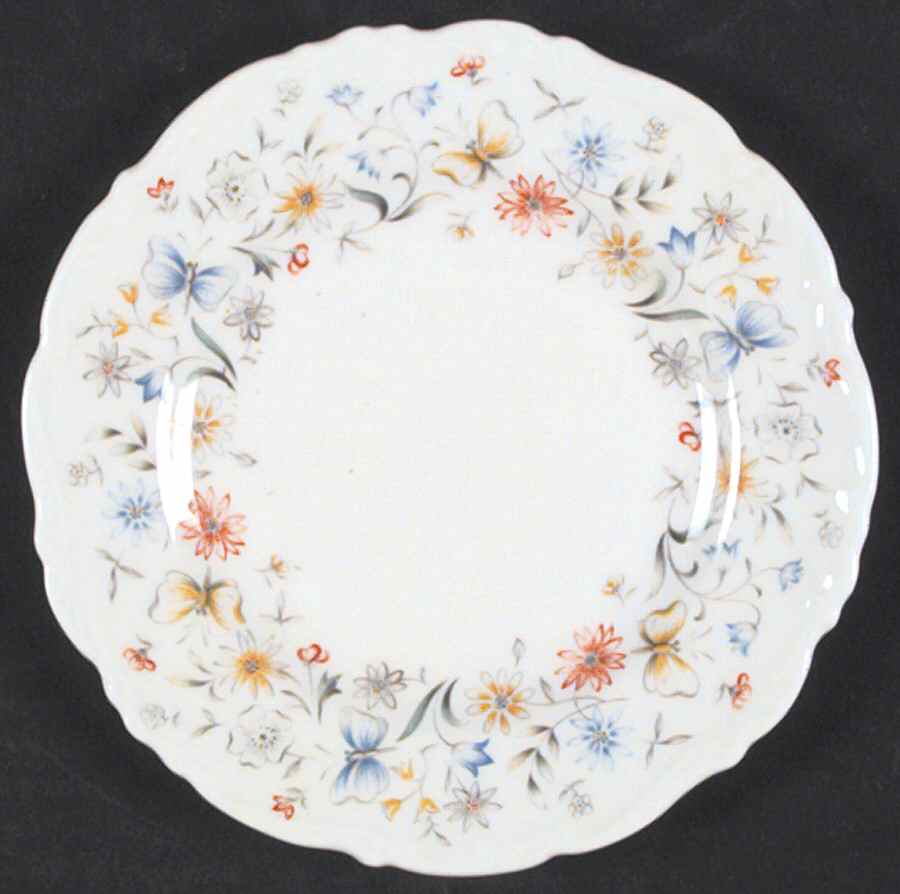 English Garden (Scalloped) Bread & Butter Plate by Coalport-1