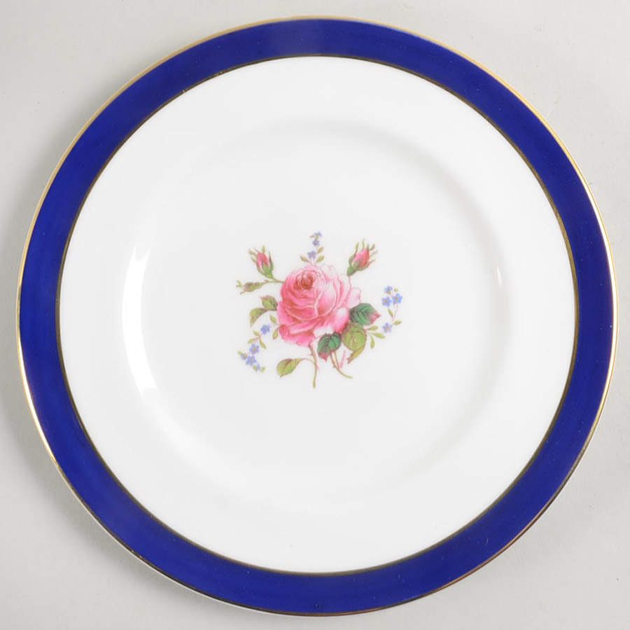 Fairfax Cobalt Blue Dessert/Pie Plate by Coalport-1