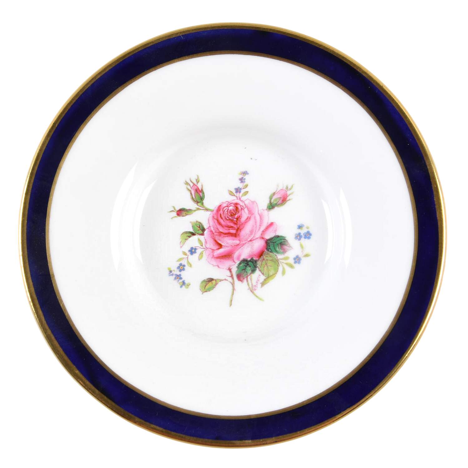 Fairfax Cobalt Blue Saucer for Demitasse Cup by Coalport-1