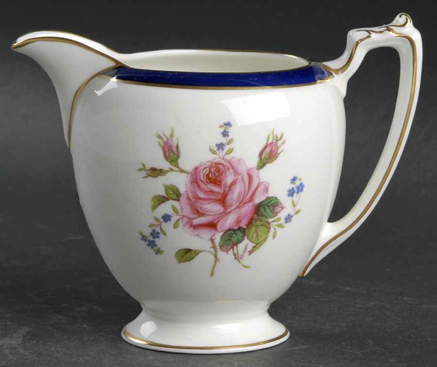 Fairfax Cobalt Blue Creamer by Coalport-1