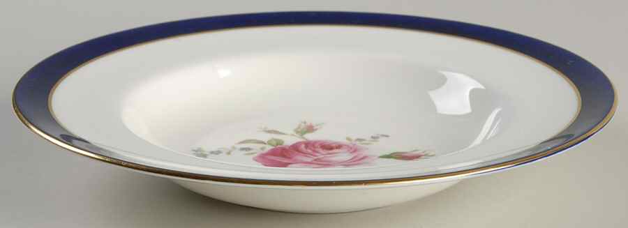 Fairfax Cobalt Blue Rim Soup Bowl by Coalport-1
