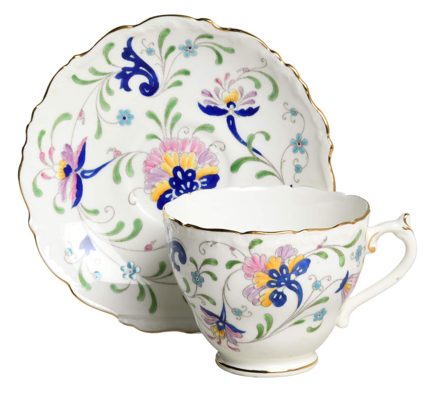 Fanfare Japan Footed Cup & Saucer Set by Coalport-1