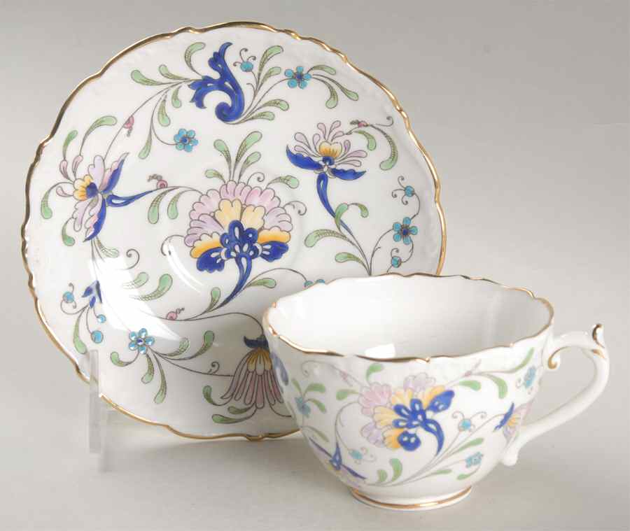 Fanfare Japan Footed Cup & Saucer Set by Coalport-1