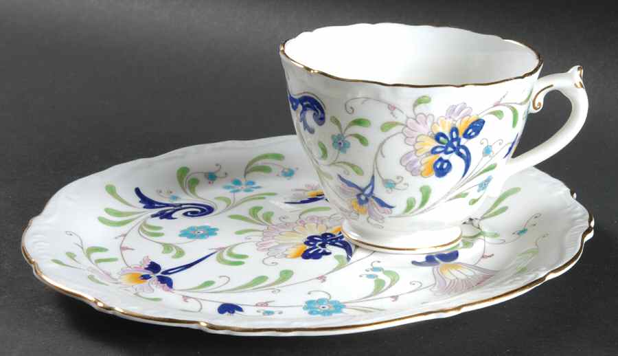 Fanfare Japan Snack Plate & Cup Set by Coalport-1