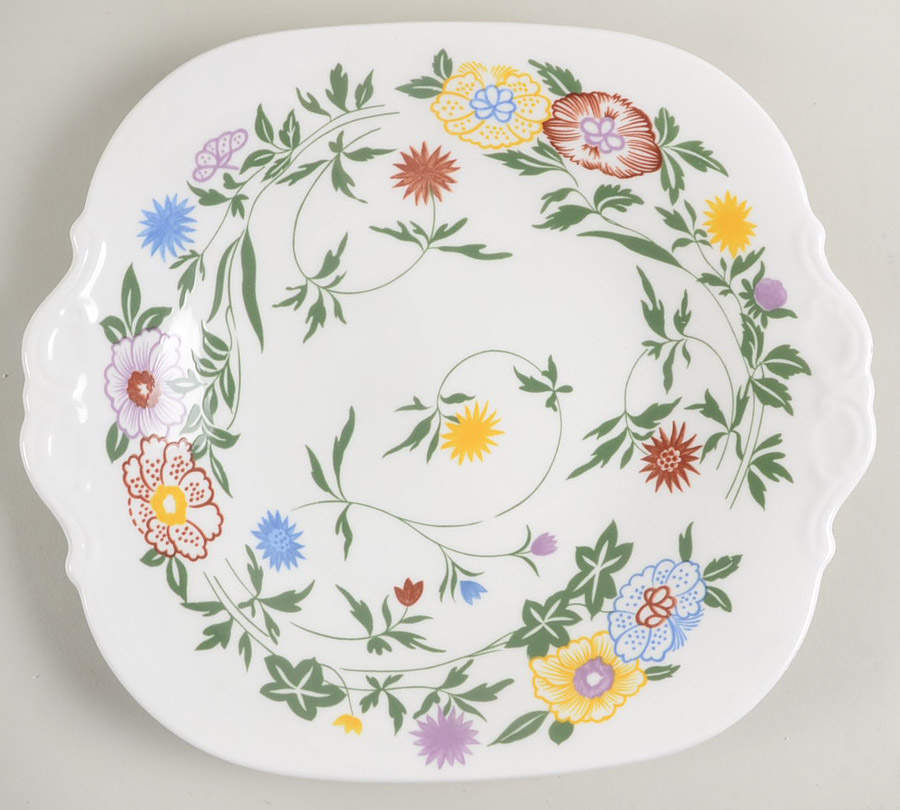 Flourish Handled Cake Plate by Coalport-1