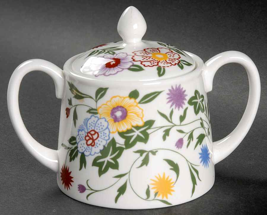 Flourish Sugar Bowl & Lid by Coalport-1