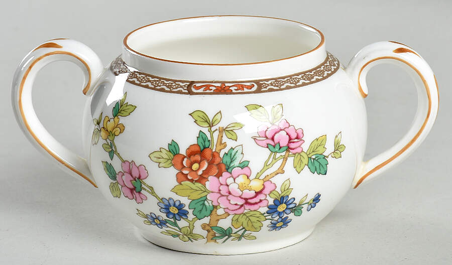 Flower of Tibet Sugar Bowl No Lid by Coalport-1