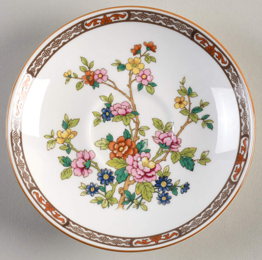 Flower of Tibet Saucer by Coalport-1