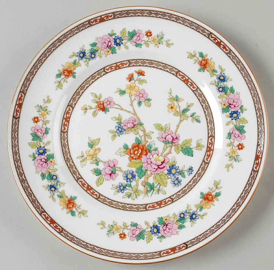 Flower of Tibet Salad Plate by Coalport-1