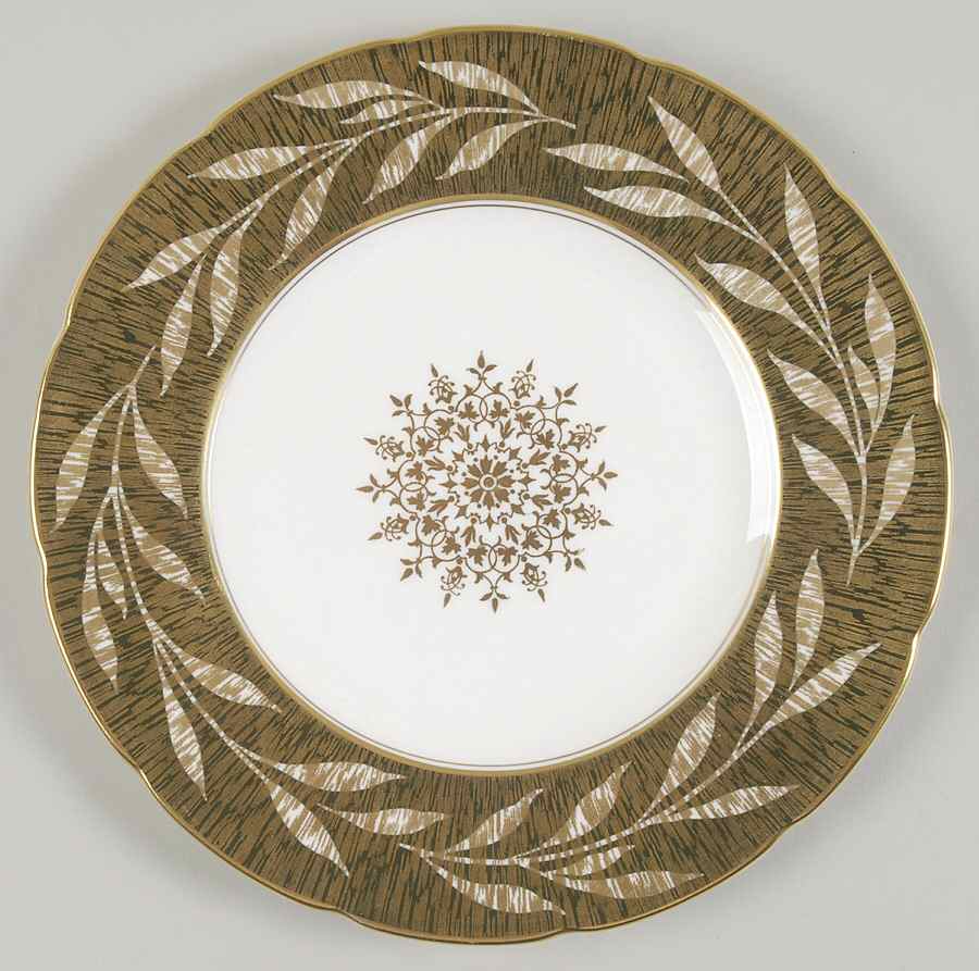 Forest Green Salad Plate by Coalport-1